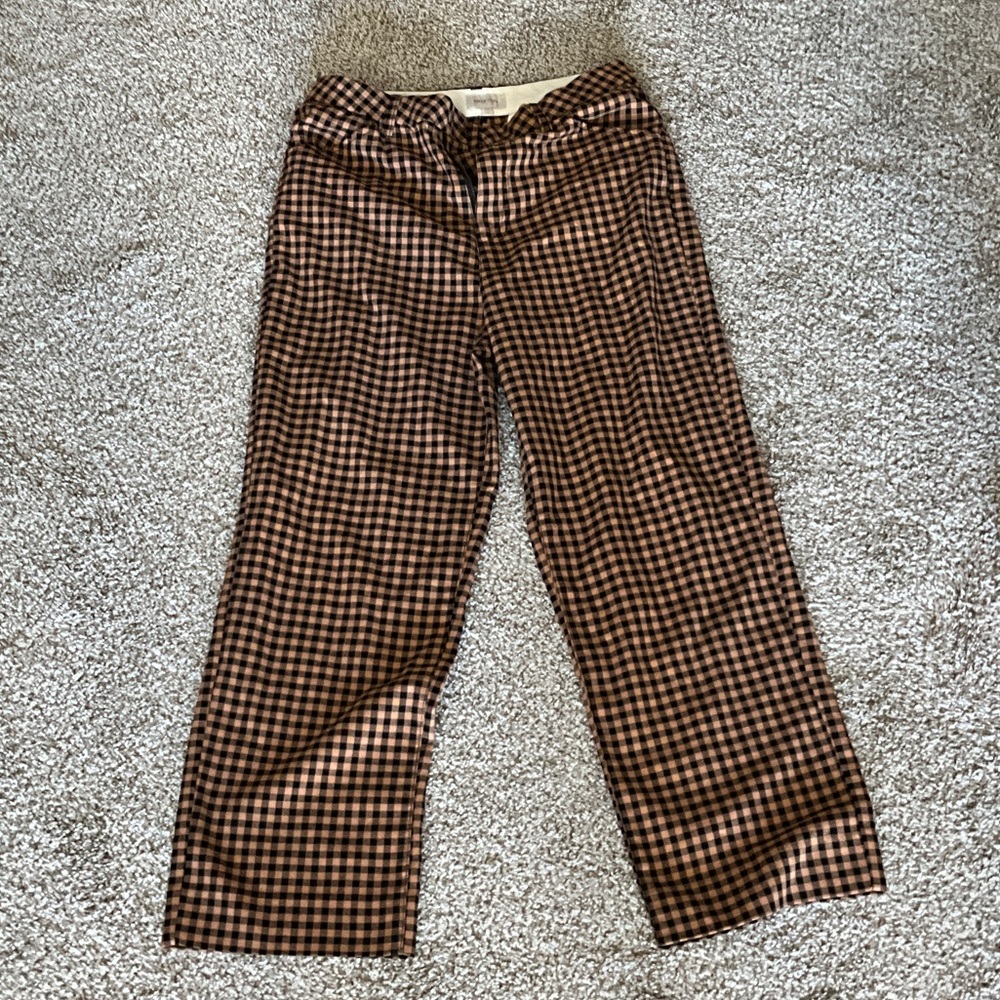 Brixton Men's Chinos - Black and Brown Checkered